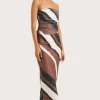 Setubal Top Futura Stripe Chocolate