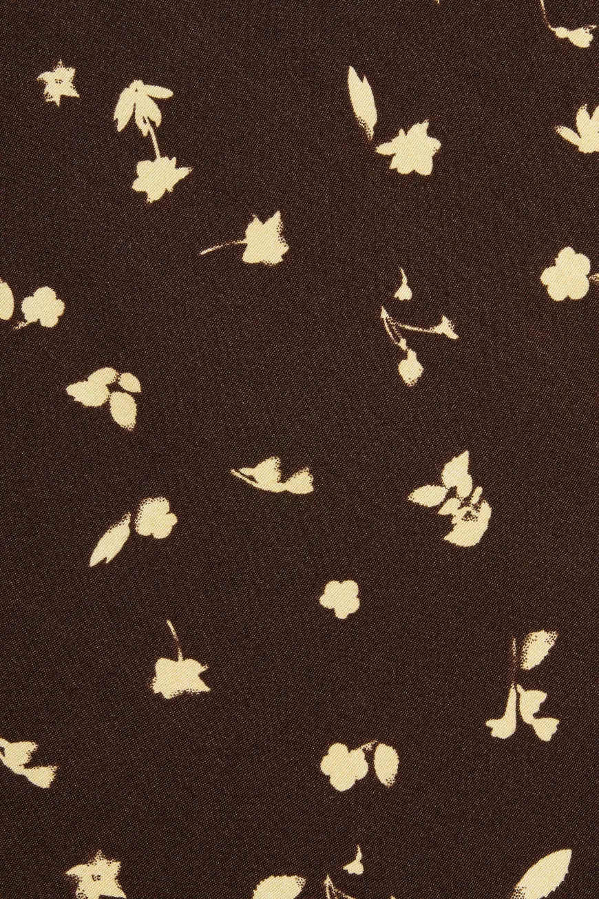 Silya Maxi Dress Clover Brown