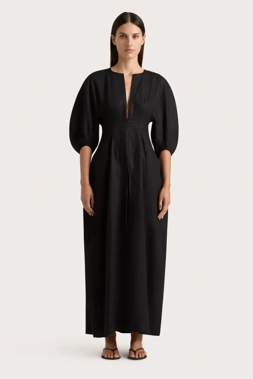 Soleil Maxi Dress Black