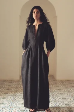 Soleil Maxi Dress Black