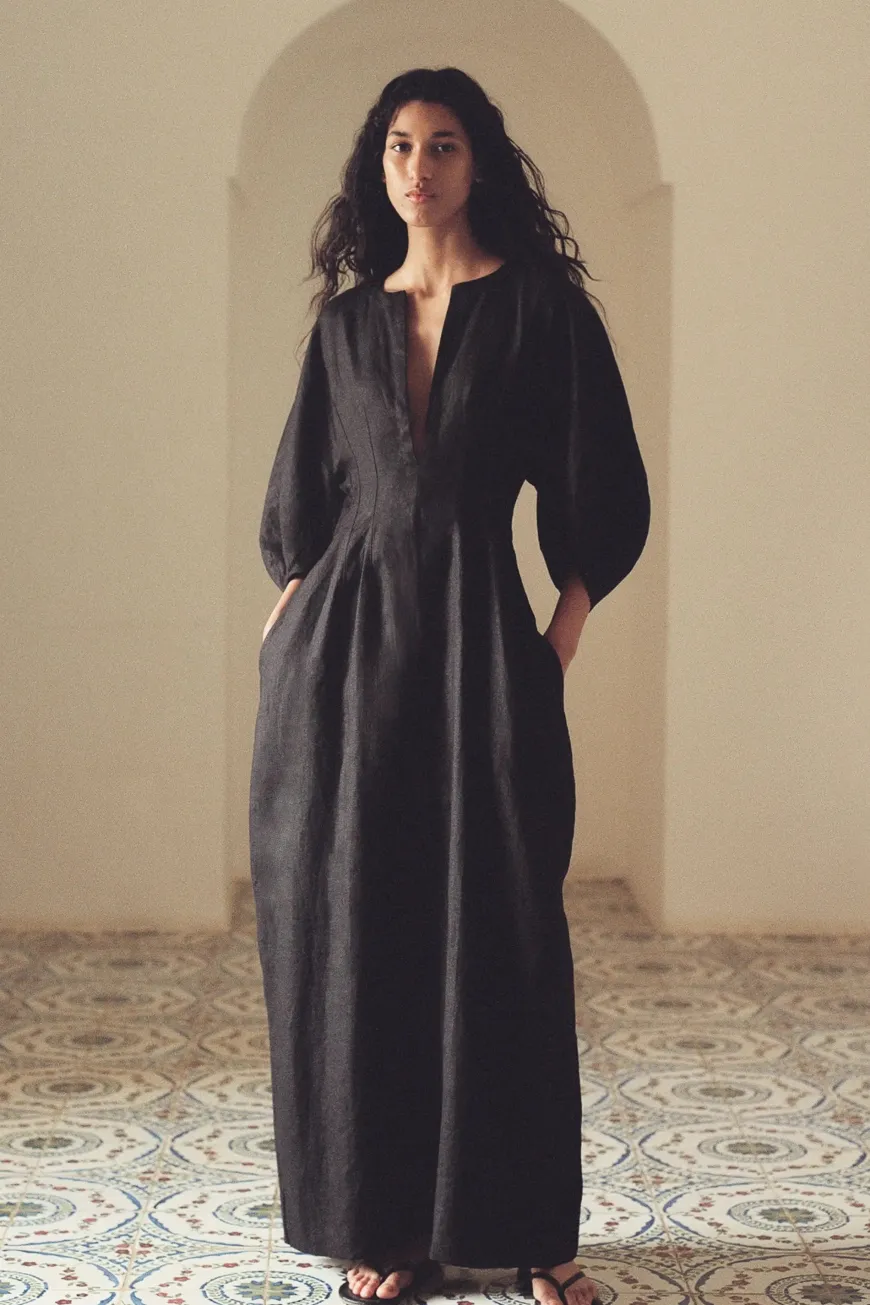 Soleil Maxi Dress Black