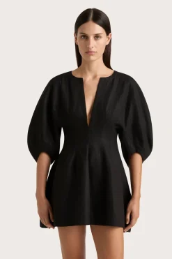 Soleil Mini Dress Black