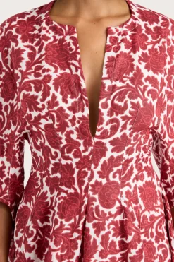 Soleil Mini Dress Heuchera Print