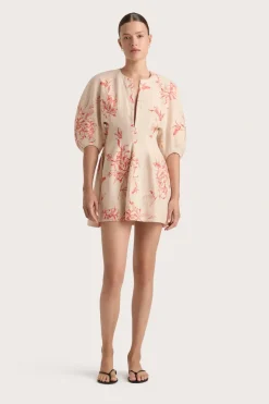 Soleil Mini Dress Leilani Vermilion