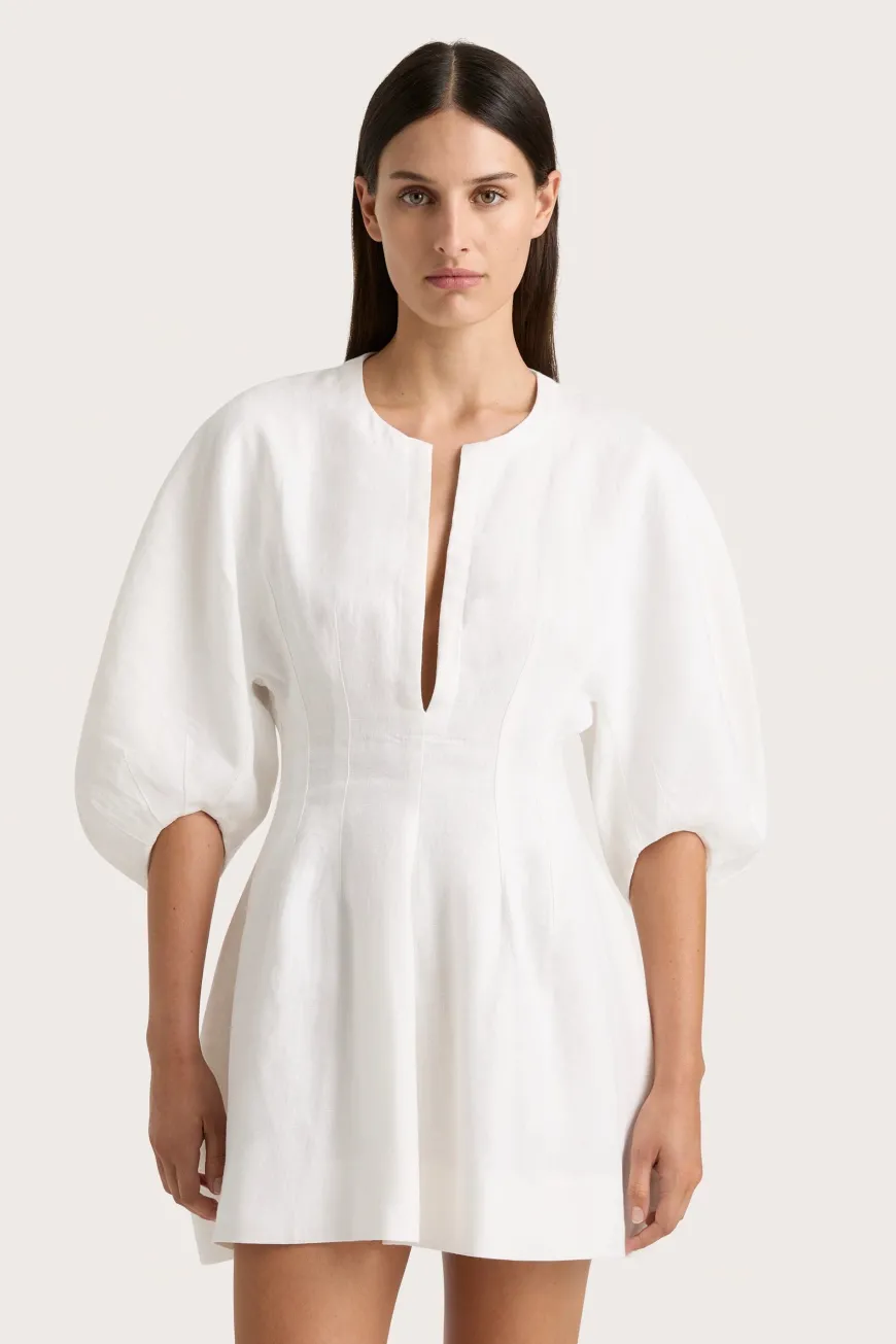 Soleil Mini Dress White