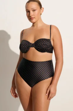 Stefania Bikini Top Ludovica Polka Dot - Final Sale