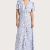 Tae Midi Dress Blossom Blue