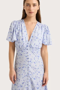 Tae Midi Dress Blossom Blue