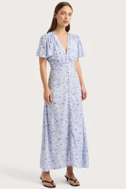 Tae Midi Dress Blossom Blue