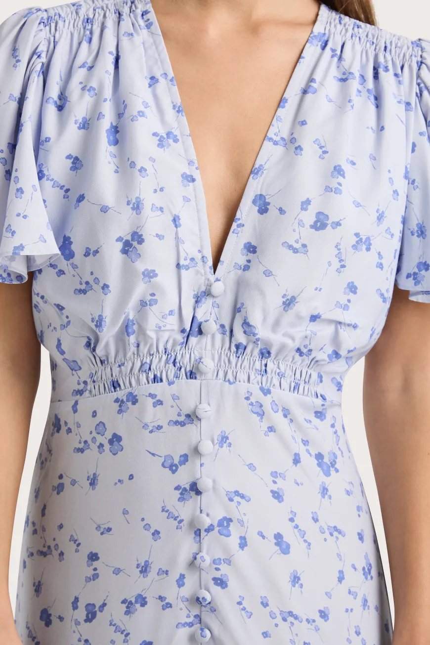 Tae Midi Dress Blossom Blue