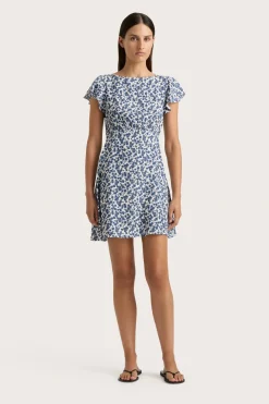 Valras Mini Dress Leilani Mid Blue