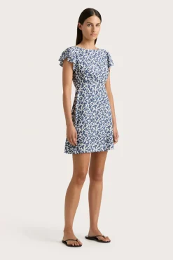 Valras Mini Dress Leilani Mid Blue