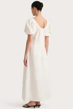 Vence Midi Dress White