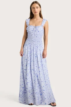 Yerres Maxi Dress Blossom Blue