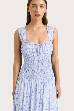Yerres Maxi Dress Blossom Blue