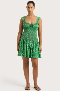Yerres Mini Dress Green