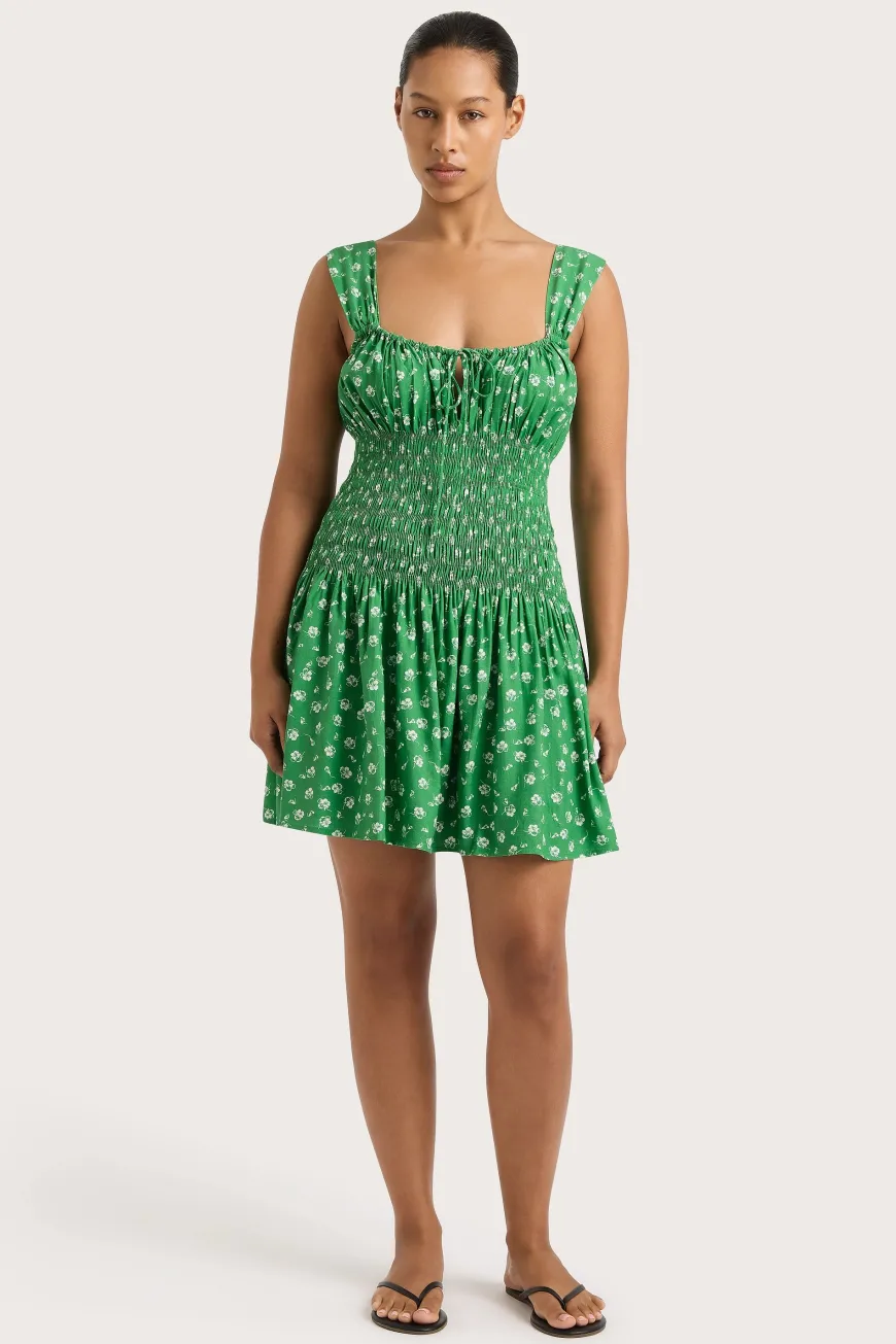 Yerres Mini Dress Green