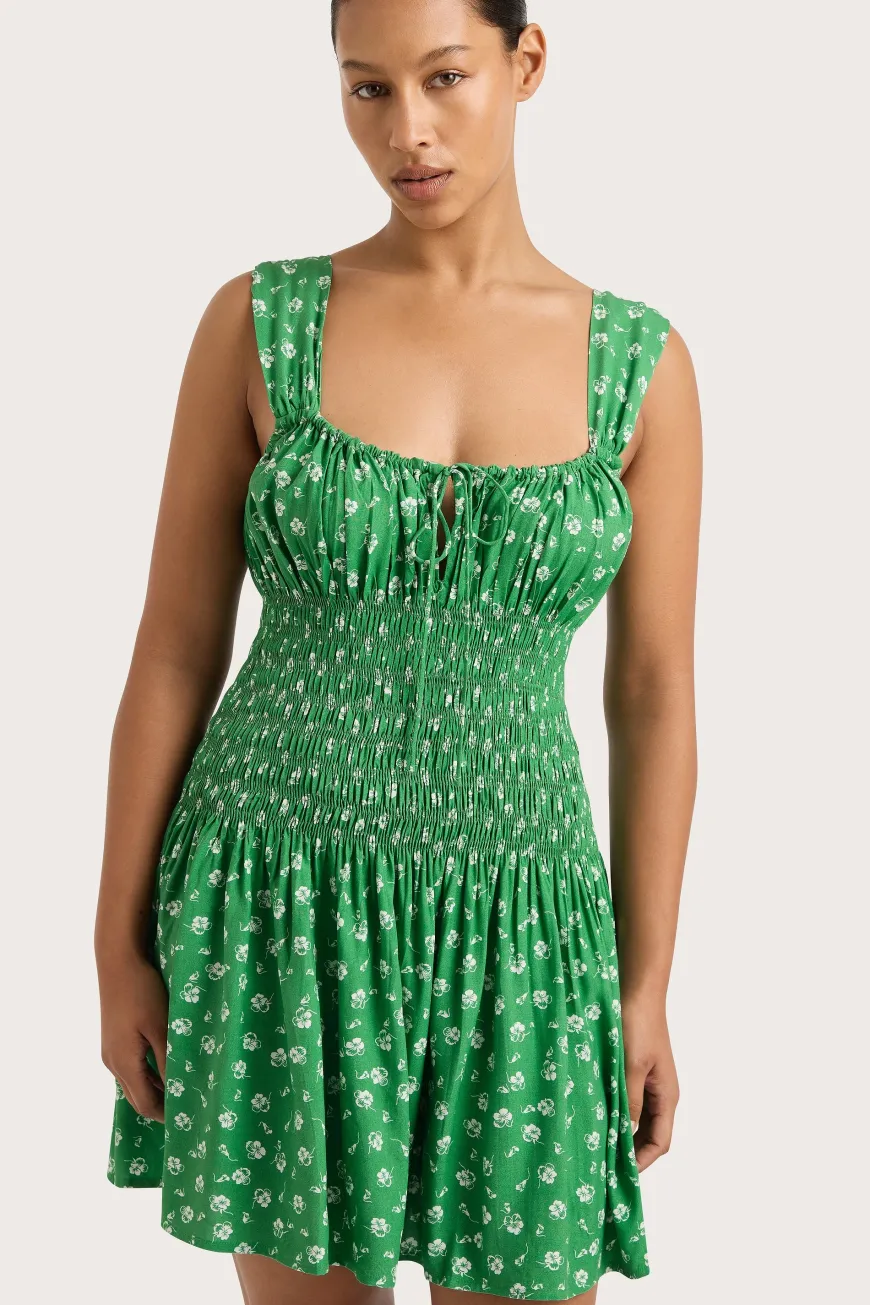 Yerres Mini Dress Green