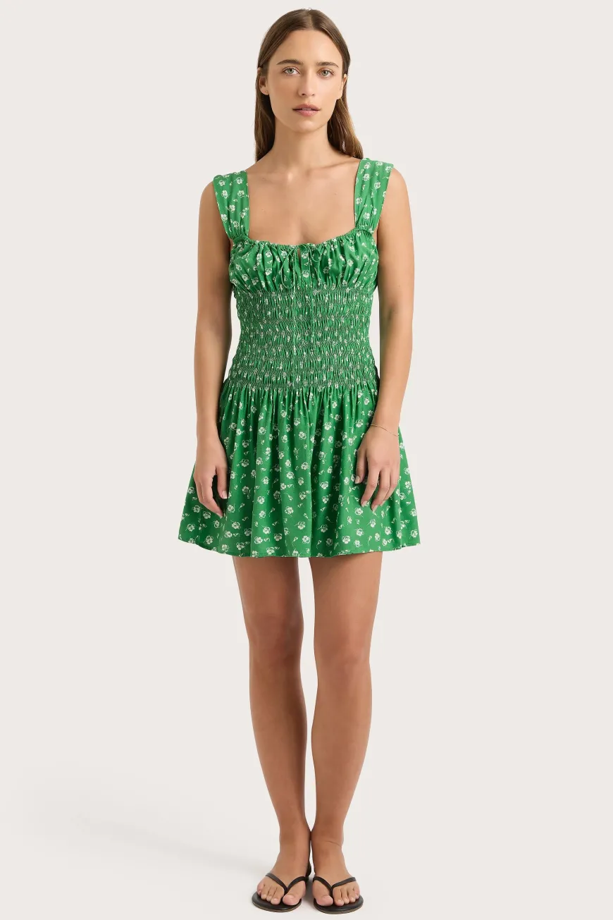 Yerres Mini Dress Green