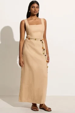 Zana Midi Dress Sand - Final Sale